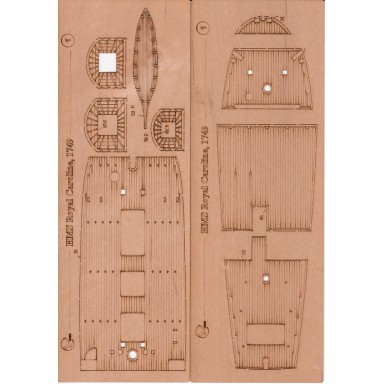 387/3 HMS Royal Caroline (Палуби)